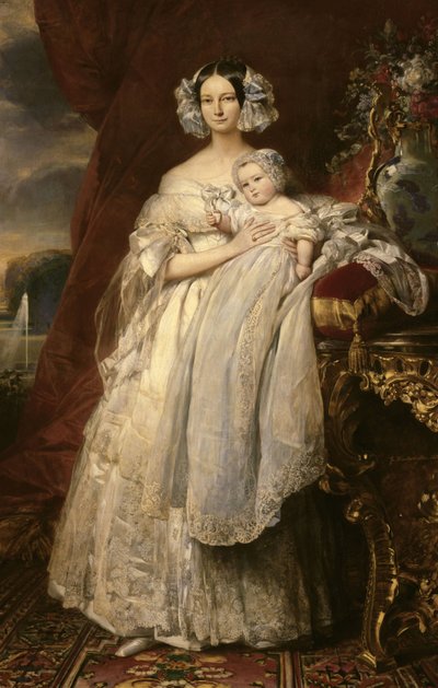 Ritratto di Elena di Meclemburgo da Franz Xaver Winterhalter